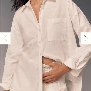 The Bennet Buttondown Shirt by Maeve: Linen Edition